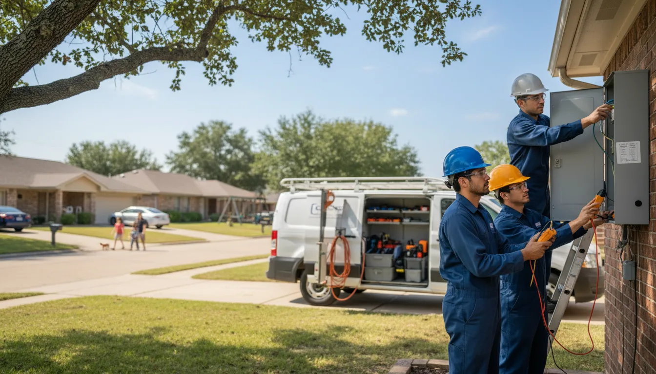 Certified electrician providing emergency electrical services in Shorterville, AL